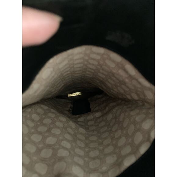 Louise Et Cie Women's Black Leather Boots Tall Riding Size 7.5M - Picture 9 of 11